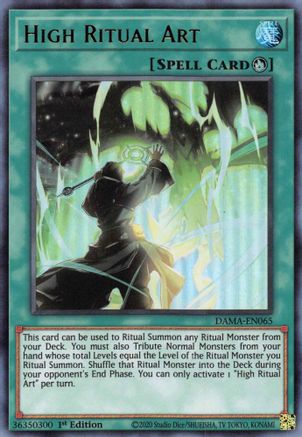 High Ritual Art [DAMA-EN065] Ultra Rare - Trinity Hobby