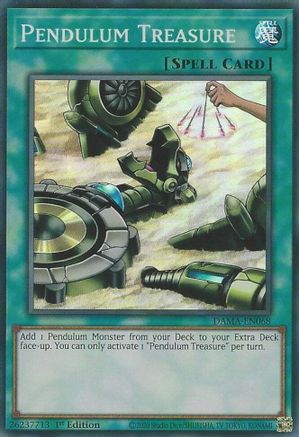 Pendulum Treasure [DAMA-EN068] Super Rare - Trinity Hobby