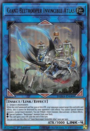 Giant Beetrooper Invicible Atlas [DAMA-EN089] Ultra Rare - Trinity Hobby