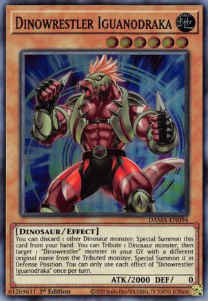 Dinowrestler Iguanodraka [DAMA-EN094] Super Rare - Trinity Hobby