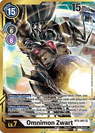 Omnimon Zwart [BT5-087] (Alternate Art - As'Maria) [Battle of Omni] - Trinity Hobby