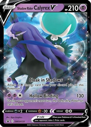 Shadow Rider Calyrex V (SWSH131) [Sword & Shield: Black Star Promos] - Trinity Hobby