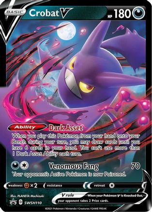 Crobat V (SWSH110) [Sword & Shield: Black Star Promos] - Trinity Hobby