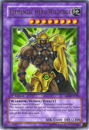 Elemental Hero Wildedge [EEN-EN035] Ultra Rare - Trinity Hobby