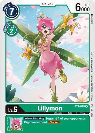 Lillymon [BT1-079] (Alternative Art) [Promotional Cards] - Trinity Hobby