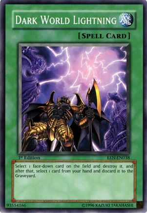 Dark World Lightning [EEN-EN038] - Elemental Energy Unlimited - Common / Short Print
