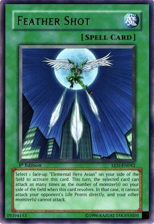 Feather Shot [EEN-EN042] - Elemental Energy 1st Edition - Rare - Trinity Hobby