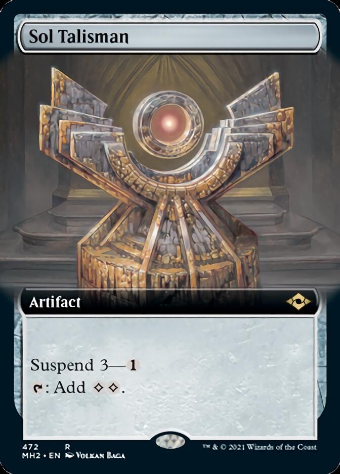 Sol Talisman (Extended Art) [Modern Horizons 2] - Trinity Hobby