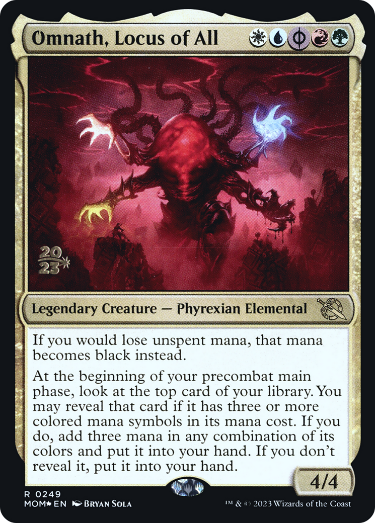Omnath, Locus of All [March of the Machine Prerelease Promos] - Trinity Hobby