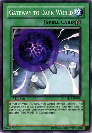 Gateway to Dark World [EEN-EN048] - Elemental Energy 1st Edition - Common / Short Print - Trinity Hobby