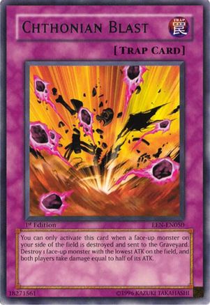 Chthonian Blast [EEN-EN050] - Elemental Energy Unlimited - Rare - Trinity Hobby