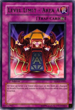 Level Limit - Area A [EEN-EN060] - Elemental Energy Unlimited - Rare - Trinity Hobby