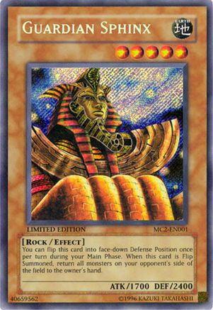 Guardian Sphinx [MC2-EN001] Secret Rare - Trinity Hobby