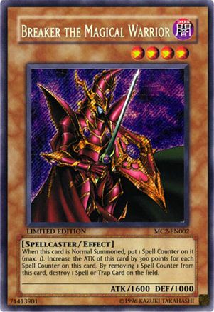 Breaker the Magical Warrior [MC2-EN002] Secret Rare - Trinity Hobby