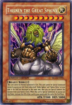 Theinen the Great Sphinx [MC2-EN006] Secret Rare - Trinity Hobby