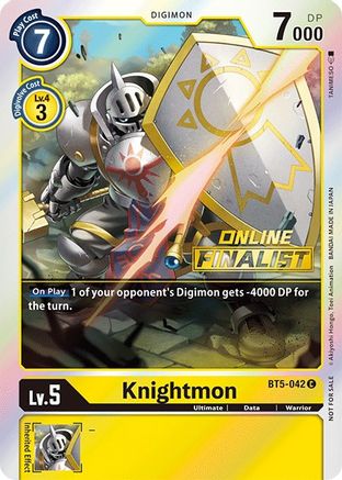 Knightmon [BT5-042] (Online Finalist) [Battle of Omni Promos] - Trinity Hobby