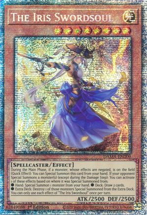 The Iris Swordsoul [DAMA-EN009] Starlight Rare - Trinity Hobby