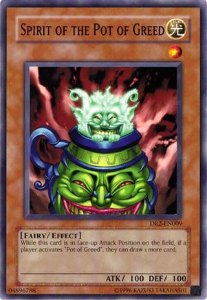 Spirit of the Pot of Greed [DR2-EN009] - Dark Revelation Volume 2 Unlimited - Common / Short Print - Trinity Hobby