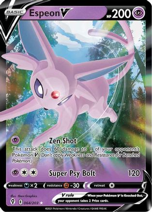 Espeon V (064/203) [Sword & Shield: Evolving Skies] - Trinity Hobby