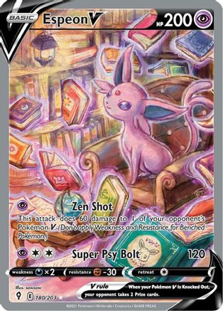 Espeon V (180/203) [Sword & Shield: Evolving Skies] - Trinity Hobby