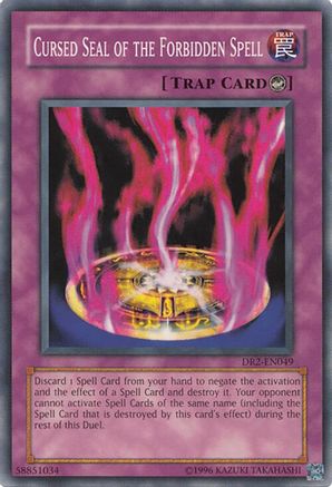 Cursed Seal of the Forbidden Spell [DR2-EN049] - Dark Revelation Volume 2 Unlimited - Common / Short Print - Trinity Hobby