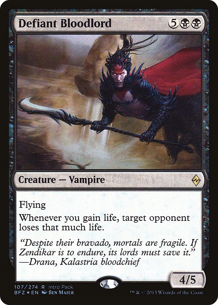 Defiant Bloodlord (Intro Pack) [Battle for Zendikar Promos] - Trinity Hobby