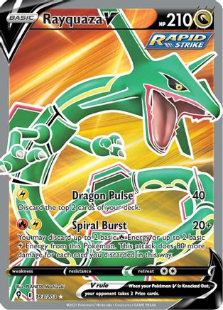 Rayquaza V (193/203) [Sword & Shield: Evolving Skies] - Trinity Hobby