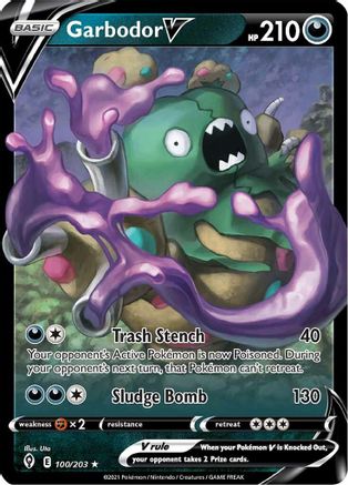 Garbodor V (100/203) [Sword & Shield: Evolving Skies] - Trinity Hobby