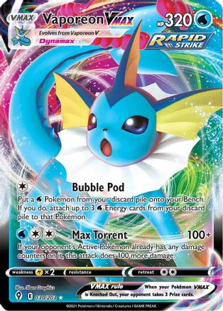 Vaporeon VMAX (030/203) [Sword & Shield: Evolving Skies] - Trinity Hobby