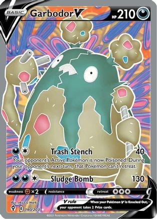 Garbodor V (190/203) [Sword & Shield: Evolving Skies] - Trinity Hobby