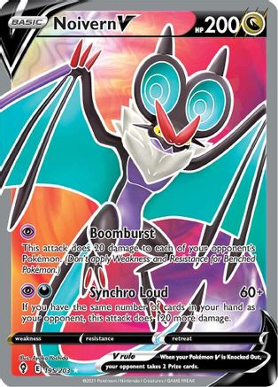 Noivern V (195/203) [Sword & Shield: Evolving Skies] - Trinity Hobby