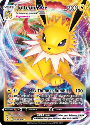 Jolteon VMAX (051/203) [Sword & Shield: Evolving Skies] - Trinity Hobby