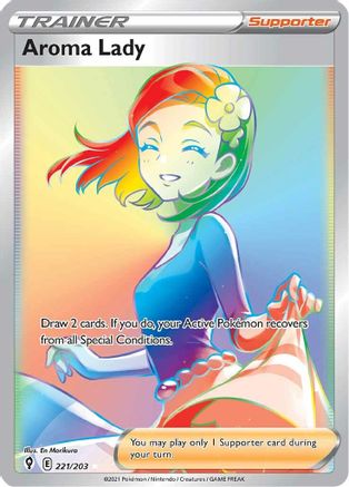 Aroma Lady (221/203) [Sword & Shield: Evolving Skies] - Trinity Hobby