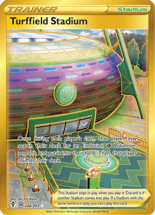 Turffield Stadium (234/203) [Sword & Shield: Evolving Skies] - Trinity Hobby