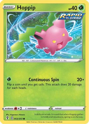 Hoppip (002/203) [Sword & Shield: Evolving Skies] - Trinity Hobby