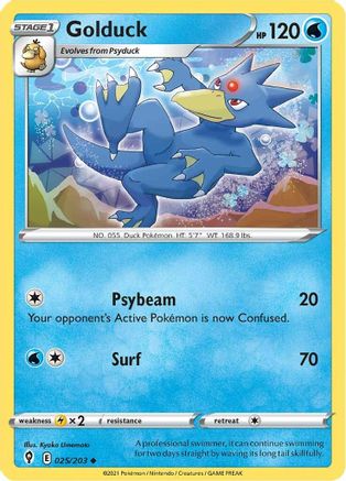 Golduck (025/203) [Sword & Shield: Evolving Skies] - Trinity Hobby