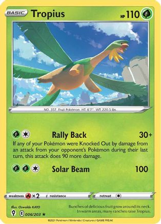 Tropius (006/203) [Sword & Shield: Evolving Skies] - Trinity Hobby