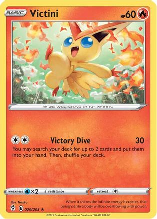 Victini (020/203) [Sword & Shield: Evolving Skies] - Trinity Hobby