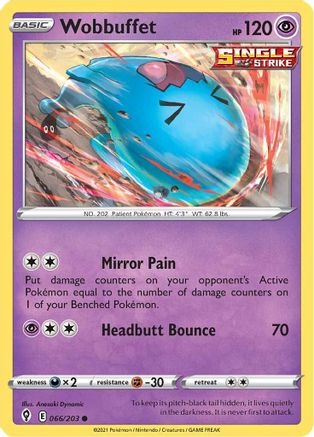 Wobbuffet (066/203) [Sword & Shield: Evolving Skies] - Trinity Hobby