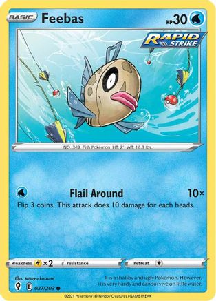 Feebas (037/203) [Sword & Shield: Evolving Skies] - Trinity Hobby