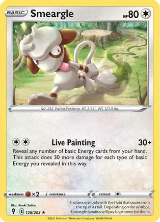 Smeargle (128/203) [Sword & Shield: Evolving Skies] - Trinity Hobby