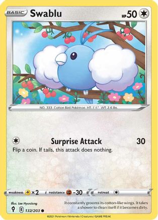 Swablu (132/203) [Sword & Shield: Evolving Skies] - Trinity Hobby