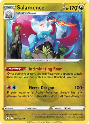 Salamence (109/203) [Sword & Shield: Evolving Skies] - Trinity Hobby