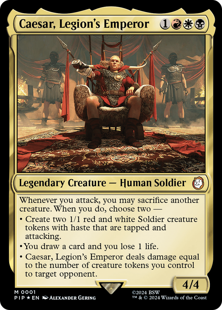Caesar, Legion's Emperor [Fallout] - Trinity Hobby