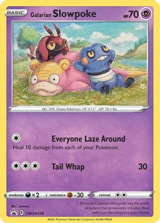 Galarian Slowpoke (SWSH126) [Sword & Shield: Black Star Promos] - Trinity Hobby