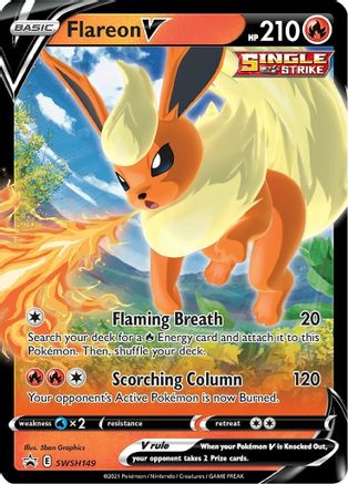 Flareon V (SWSH149) [Sword & Shield: Black Star Promos] - Trinity Hobby
