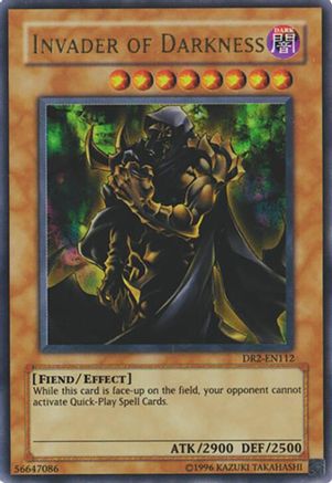 Invader of Darkness [DR2-EN112] Ultra Rare - Trinity Hobby