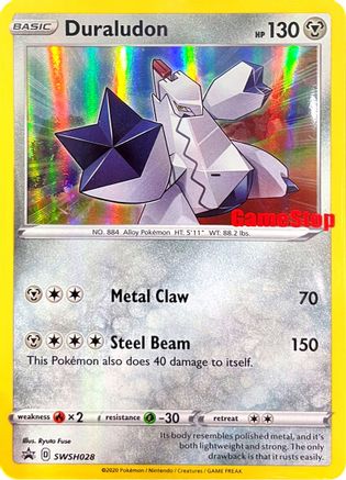 Duraludon (SWSH028) (Exclusivité GameStop) [Épée et Bouclier : Promos Black Star] 