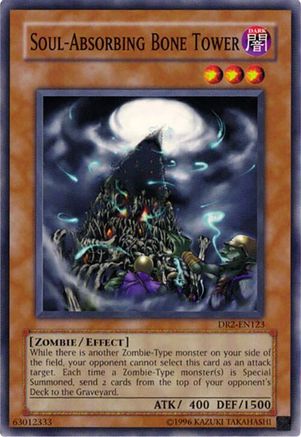 Soul-Absorbing Bone Tower [DR2-EN123] - Dark Revelation Volume 2 Unlimited - Common / Short Print - Trinity Hobby