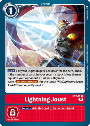 Lightning Joust [ST7-11] [Starter Deck: Gallantmon] - Trinity Hobby